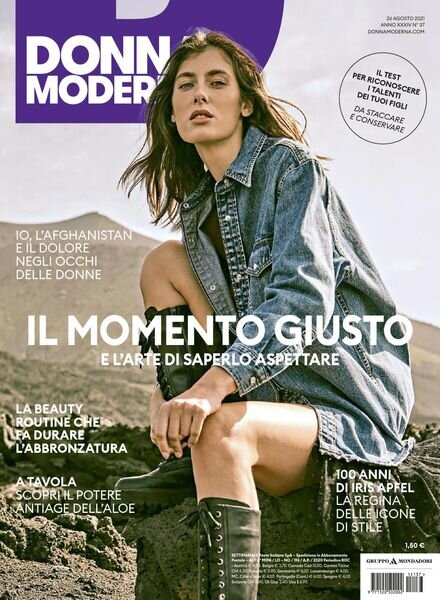 Donna Moderna – 26 Agosto 2021 Cover