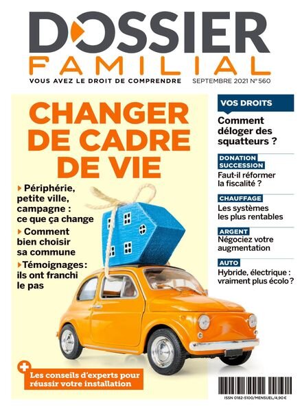 Dossier Familial – Septembre 2021 Cover