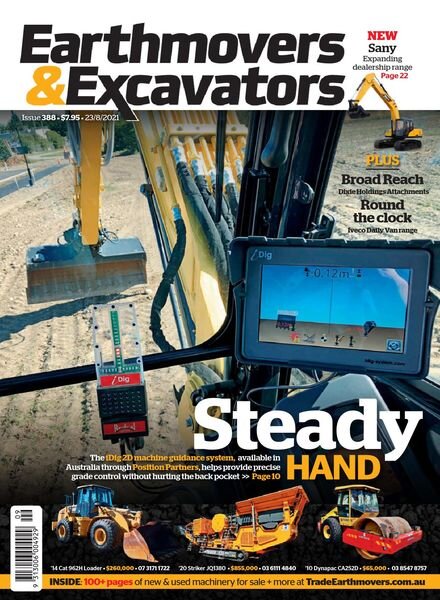 Earthmovers & Excavators – August 2021 Cover