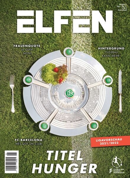 ELFEN – Das Frauenfussball-Magazin – 27 August 2021 Cover