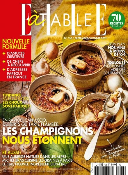 Elle a Table – septembre 2021 Cover