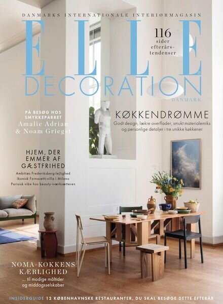 Elle Decoration Denmark – august 2021 Cover