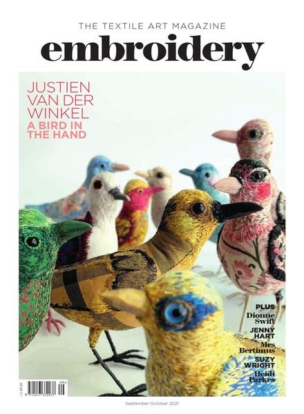 Embroidery Magazine – September-October 2021 Cover
