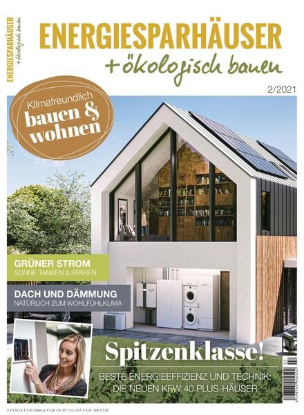 Energiesparhauser + Okologisch bauen – September 2021 Cover