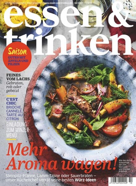 Essen & Trinken – Oktober 2021 Cover