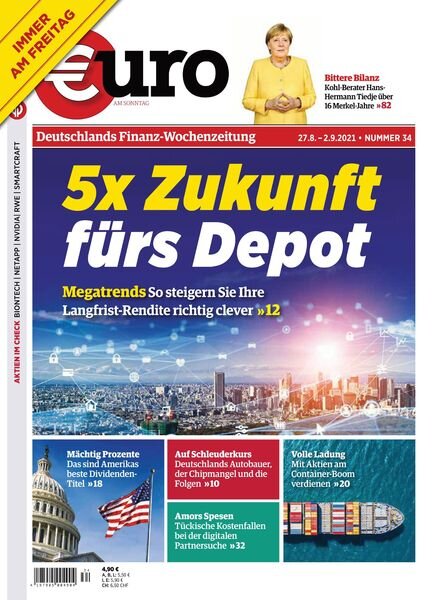 Euro am Sonntag – 27 August 2021 Cover