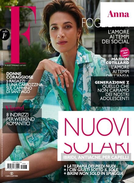 F – 13 Luglio 2021 Cover