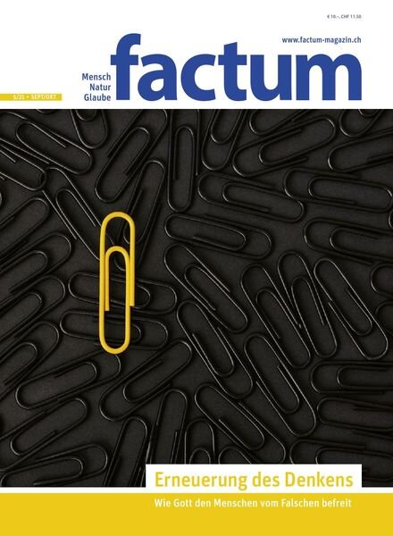 Factum Magazin – August 2021 Cover