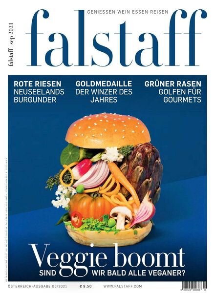 Falstaff Magazin Osterreich – September 2021 Cover