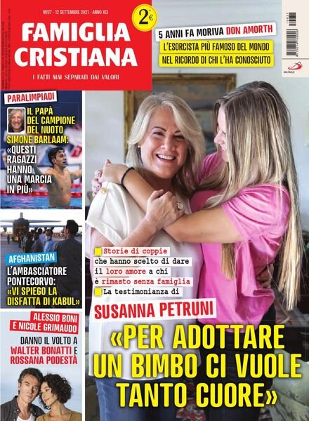 Famiglia Cristiana – 12 Settembre 2021 Cover