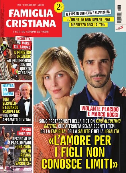 Famiglia Cristiana – 19 Settembre 2021 Cover
