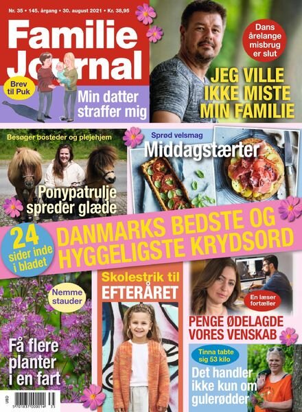 Familie Journal – 30 august 2021 Cover