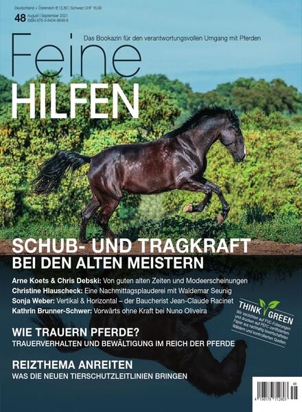 Feine Hilfen – August-September 2021 Cover