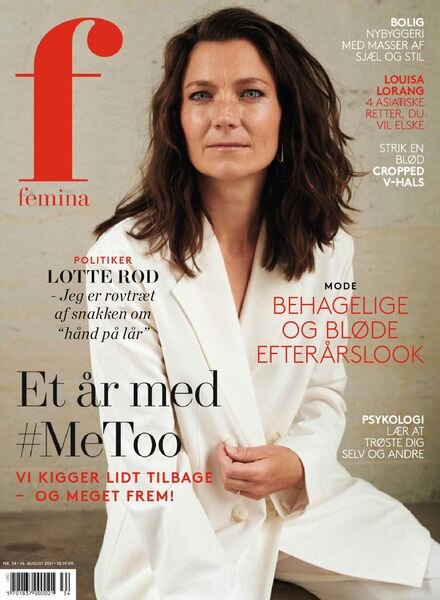 Femina Denmark – 26 august 2021 Cover
