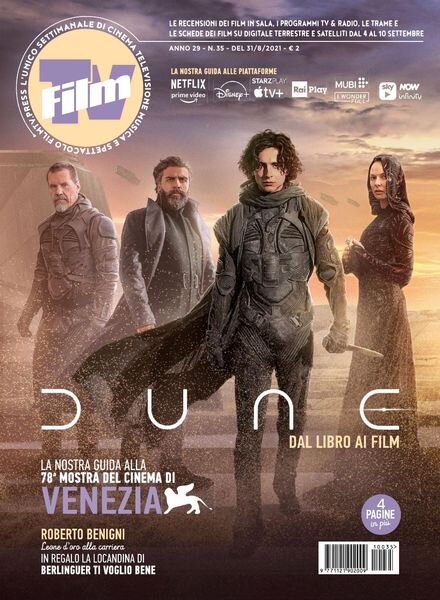 Film Tv – 31 Agosto 2021 Cover