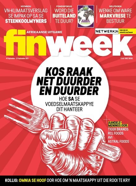 Finweek Afrikaans Edition – September 10, 2021 Cover
