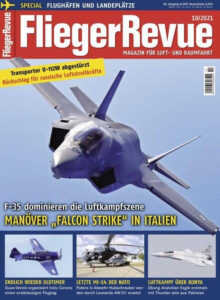 FliegerRevue – Oktober 2021 Cover