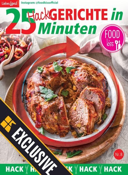 FOODkiss 25 Gerichte in 25 Minuten – 28 August 2021 Cover