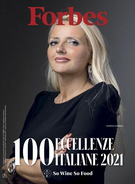 Forbes Italia – 100 Eccellenze Italiane 2021 Cover