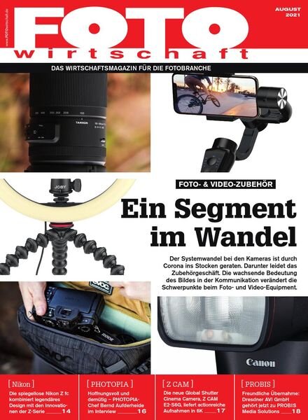 Fotowirtschaft – August 2021 Cover