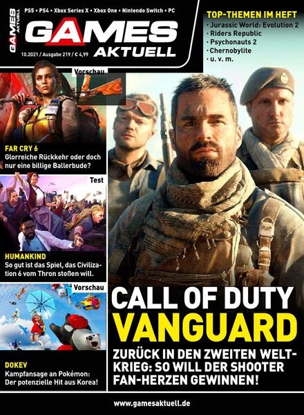 Games Aktuell – Oktober 2021 Cover