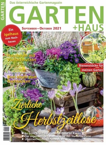 GARTEN+HAUS – Oktober 2021 Cover