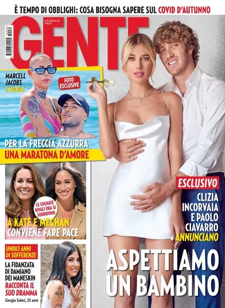 Gente Italia – 04 settembre 2021 Cover