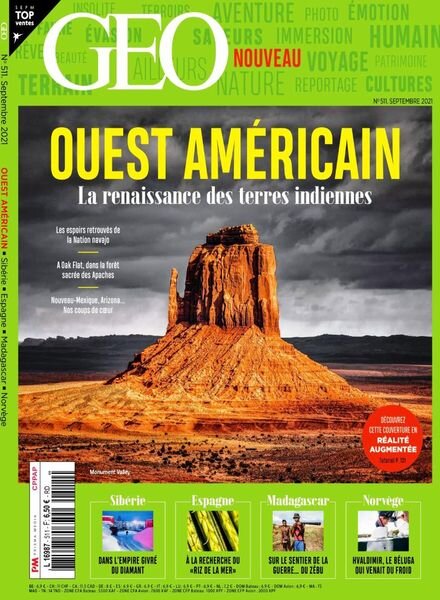 Geo France – Septembre 2021 Cover