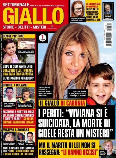 Giallo – 11 Agosto 2021 Cover