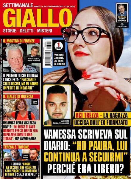 Giallo – 8 Settembre 2021 Cover