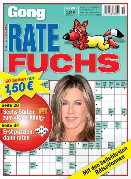 Gong Ratefuchs – Oktober 2021 Cover