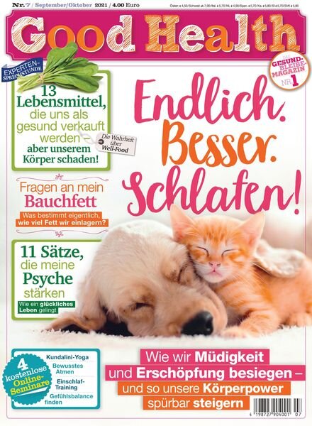 Good Health Germany – Oktober 2021 Cover