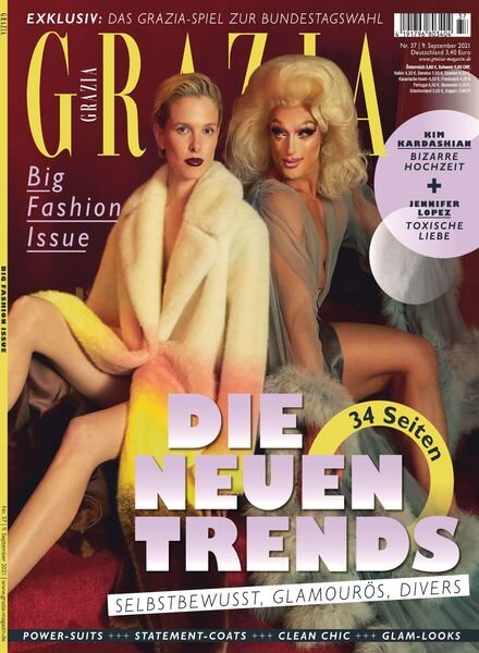 GRAZIA Germany – 09 September 2021 Cover
