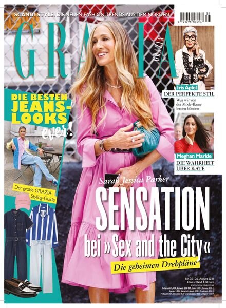 GRAZIA Germany – 26 August 2021 Cover