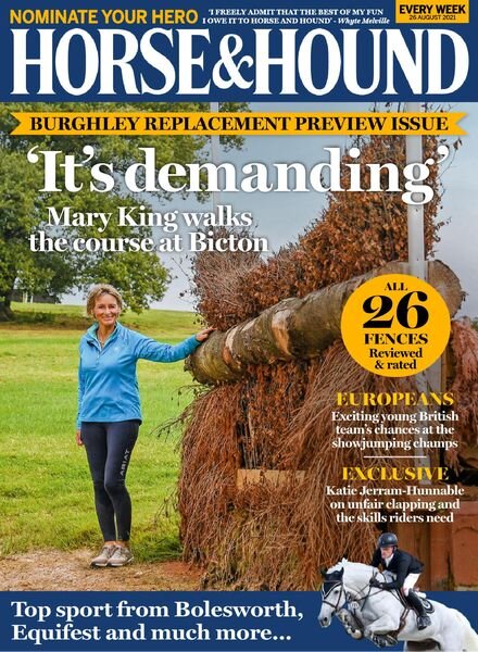 Horse & Hound – 26 August 2021 Cover