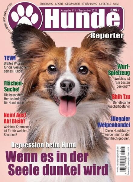 Hunde-Reporter – 27 August 2021 Cover