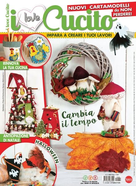 I Love Cucito – agosto 2021 Cover
