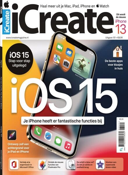 iCreate Netherlands – september 2021 Cover