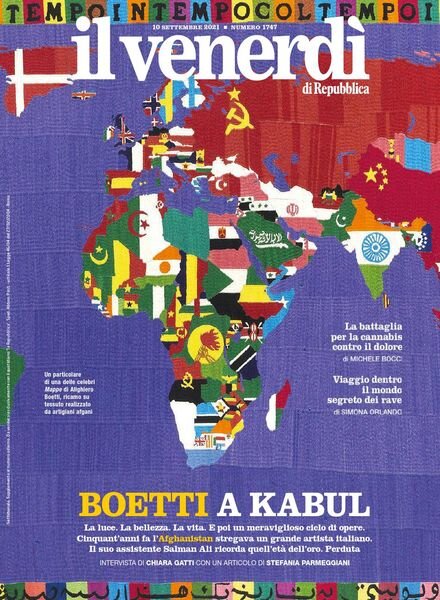 Il Venerdi di Repubblica – 10 Settembre 2021 Cover