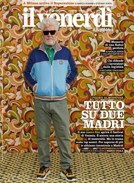 Il Venerdi di Repubblica – 27 Agosto 2021 Cover