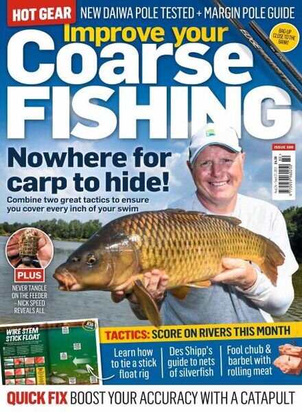 Improve Your Coarse Fishing – August 2021 Cover