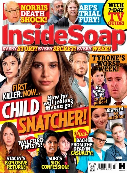 Inside Soap UK – 14 August 2021 Cover