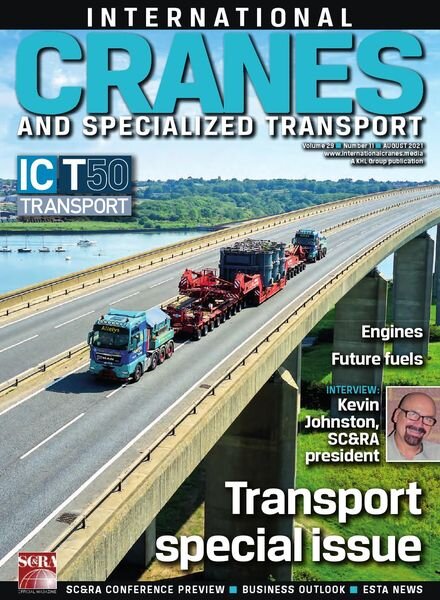 Int Cranes & Specialized Transport – August 2021 Cover