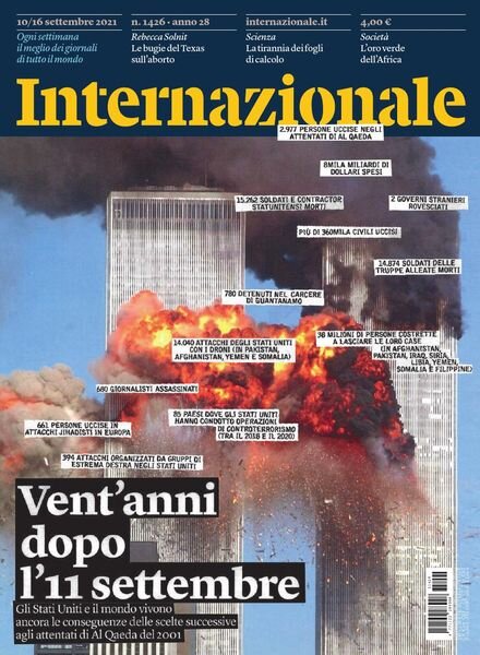 Internazionale – 10 Settembre 2021 Cover