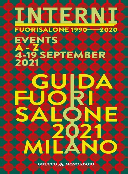 Interni Italia – Fuorisalone 2021 – Settembre 2021 Cover