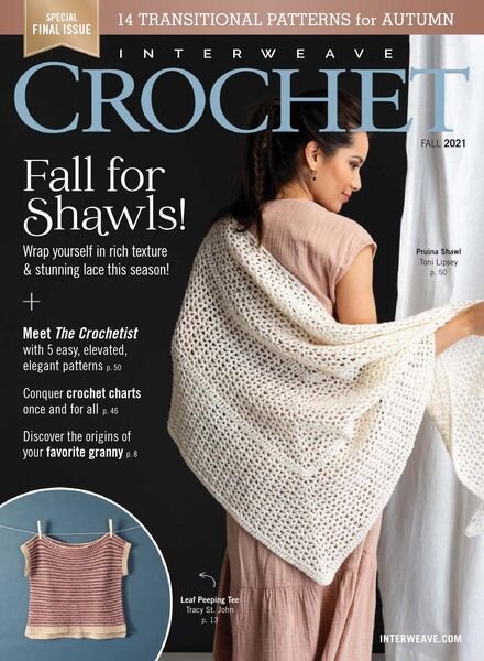 Interweave Crochet – August 2021 Cover