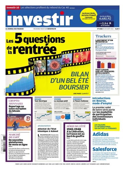 Investir – 28 Aout 2021 Cover