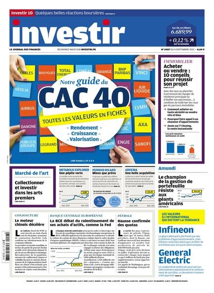 Investir – 4 Septembre 2021 Cover
