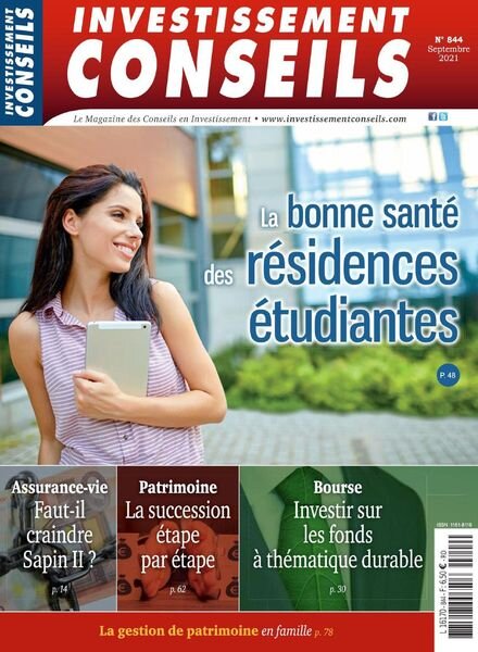 Investissement Conseils – Septembre 2021 Cover