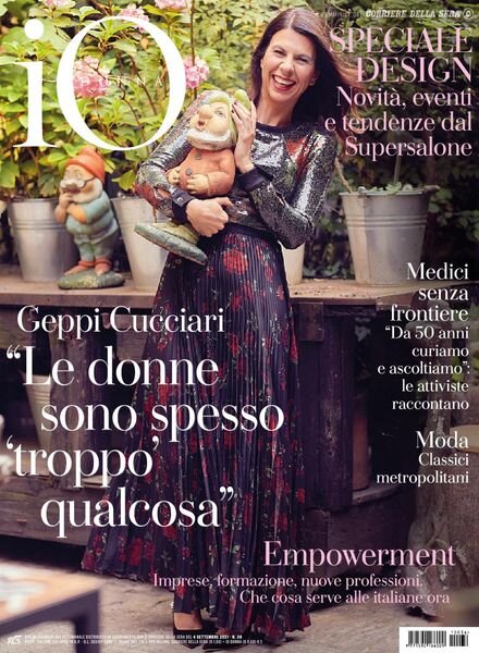 Io Donna del Corriere della Sera – 04 settembre 2021 Cover